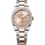 Rolex Datejust 36 126281RBR (2025) - Roze wijzerplaat 36mm Staal (1/1)