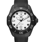 TAG Heuer Aquaracer 300M WBP201D.FT6197 (2023) - Wit wijzerplaat 43mm Staal (1/3)