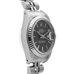 Rolex Lady-Datejust 69174 (1990) - Zwart wijzerplaat 26mm Staal (5/8)