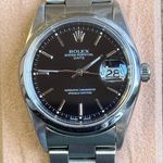 Rolex Oyster Perpetual Date 15200 (2004) - Black dial 34 mm Steel case (2/6)