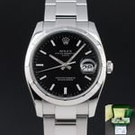 Rolex Oyster Perpetual Date 115210 (2008) - 34 mm Steel case (1/8)