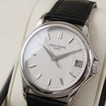 Patek Philippe Calatrava 5127G-001 (2015) - Silver dial 37 mm White Gold case (4/8)