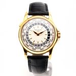 Patek Philippe World Time 5110R-001 (Unknown (random serial)) - Silver dial 37 mm Rose Gold case (2/3)