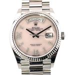 Rolex Day-Date 36 128239 (2019) - Pink dial 36 mm White Gold case (1/8)