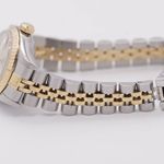 Rolex Lady-Datejust 69173 (1991) - Champagne dial 26 mm Gold/Steel case (6/8)