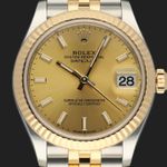Rolex Datejust 31 278273 (2022) - 31 mm Gold/Steel case (2/8)