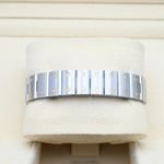 Cartier Santos Galbée 1567 (2001) - White dial 24 mm Gold/Steel case (6/8)