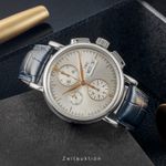 IWC Portofino Chronograph IW378302 (2008) - Silver dial 41 mm Steel case (2/8)