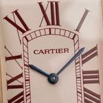 Cartier Tank Américaine 1735 (Onbekend (willekeurig serienummer)) - Wit wijzerplaat 26mm Geelgoud (2/6)