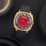 Glashütte Original Spezimat unknown (1972) - Red dial 35 mm Gold/Steel case (1/8)