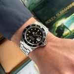 Rolex Submariner Date 16610 (1991) - Black dial 40 mm Steel case (3/8)
