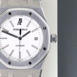 Audemars Piguet Royal Oak Selfwinding 15300ST.OO.1220ST.01 (2007) - Zilver wijzerplaat 39mm Staal (5/8)