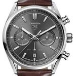 TAG Heuer Carrera Heuer-02T CBN2012.FC6483 (2026) - Grey dial 42 mm Steel case (1/1)