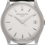 Patek Philippe Calatrava 5296G-010 (2016) - Silver dial 38 mm White Gold case (1/7)