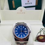 Rolex Datejust II 116334 (2015) - Blauw wijzerplaat 41mm Staal (3/6)