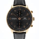 IWC Portuguese Chronograph IW371610 (2021) - Grey dial 41 mm Red Gold case (1/3)