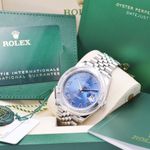 Rolex Datejust 41 126300 (2022) - Blauw wijzerplaat 41mm Staal (7/7)