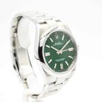 Rolex Oyster Perpetual 41 124300 (2024) - Green dial 41 mm Steel case (6/7)