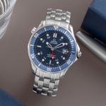 Omega Seamaster Diver 300 M 2535.80.00 (2008) - Blue dial 41 mm Steel case (1/8)