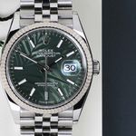 Rolex Datejust 36 126234 (2021) - Groen wijzerplaat 36mm Staal (5/8)