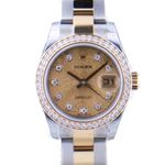 Rolex Lady-Datejust 179383 (2011) - Champagne wijzerplaat 26mm Goud/Staal (1/1)