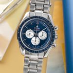 Omega Speedmaster Professional Moonwatch 522.30.42.30.03.001 (Unknown (random serial)) - Blue dial 42 mm Steel case (3/8)