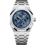 Audemars Piguet Royal Oak Perpetual Calendar 26574ST.OO.1220ST.03 (2025) - Blauw wijzerplaat 41mm Staal (1/1)