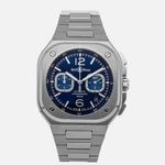 Bell & Ross BR 05 BR05C-BU-ST/SST (2025) - Blauw wijzerplaat 43mm Staal (1/1)