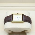 Cartier Tank Unknown (Unknown (random serial)) - Yellow dial 23 mm Silver case (3/8)