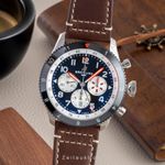 Breitling Super Avi YB04451A1B1X1 (Unknown (random serial)) - Black dial 46 mm Steel case (1/8)