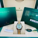 Rolex Lady-Datejust 279173 (2021) - Green dial 28 mm Gold/Steel case (8/8)