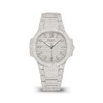 Patek Philippe Nautilus 7118/1450G-001 (2025) - Diamant wijzerplaat 35mm Witgoud (1/1)