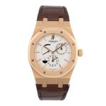 Audemars Piguet Royal Oak Dual Time 26120OR.OO.D088CR.01 (2007) - Silver dial 39 mm Rose Gold case (1/6)