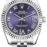 Rolex Datejust 31 278274 (2025) - Purple dial 31 mm Steel case (1/1)
