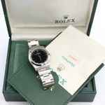 Rolex Oyster Perpetual 31 67480 (Unknown (random serial)) - Black dial 31 mm Steel case (3/8)