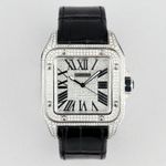 Cartier Santos 100 2656 (Unknown (random serial)) - 38 mm Steel case (1/8)