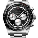 Longines Conquest L3.835.4.52.6 (2026) - Zwart wijzerplaat 42mm Staal (1/1)