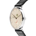 NOMOS Metro Datum Gangreserve 1101 (2025) - Zilver wijzerplaat 37mm Staal (4/7)