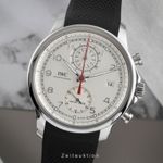 IWC Portuguese Yacht Club Chronograph IW390502 (2018) - Zilver wijzerplaat 44mm Staal (1/8)