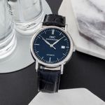 IWC Portofino Automatic IW356308 (Onbekend (willekeurig serienummer)) - Zwart wijzerplaat 39mm Staal (3/8)