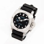 Panerai Luminor Submersible PAM01229 (2025) - Zwart wijzerplaat 44mm Staal (4/8)