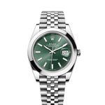 Rolex Datejust 41 126300 (Unknown (random serial)) - Green dial 41 mm Steel case (1/8)