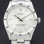 Rolex Oyster Perpetual 1007 (1981) - Zilver wijzerplaat 34mm Staal (1/7)