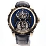 Louis Moinet Memoris LM1470 (Onbekend (willekeurig serienummer)) - Blauw wijzerplaat 47mm Witgoud (4/4)