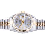 Rolex Lady-Datejust 69173 (1993) - Silver dial 26 mm Gold/Steel case (5/8)