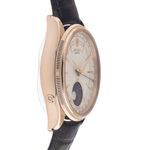 Rolex Cellini Moonphase 50535 (2022) - White dial 39 mm Rose Gold case (5/7)