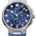Breguet Marine 5527TI/Y1/5WV (2025) - Blue dial 42 mm Titanium case (1/1)
