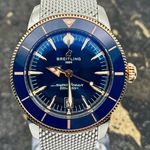 Breitling Superocean Heritage UB3112161C1A1 (2025) - Blauw wijzerplaat 44mm Goud/Staal (4/8)