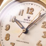 Rolex Oyster Perpetual 3131 (1939) - White dial 32 mm Yellow Gold case (4/8)