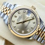 Rolex Datejust 31 278273 (2019) - Champagne dial 31 mm Gold/Steel case (1/8)